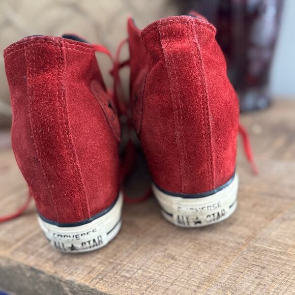 Converse Chuck Taylor All Star Lux Mid Dahlia Hidden Wedge Suede - Picture 4 of 8